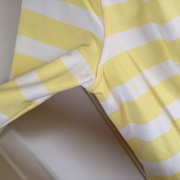 Isaac Mizrahi Striped Button Front Knit Jacket Yellow SZ M - Picture 9 of 16